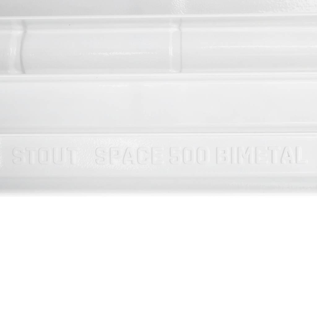 Радиатор биметаллический STOUT Space 500 - 6 секций, боковое подключение купить в Екатеринбурге