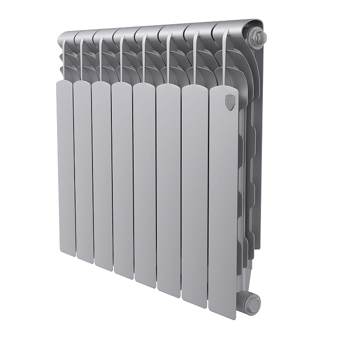 Радиатор биметаллический Royal Thermo Revolution Bimetall 500 2.0 Silver Satin – 8 секц. купить в Екатеринбурге
