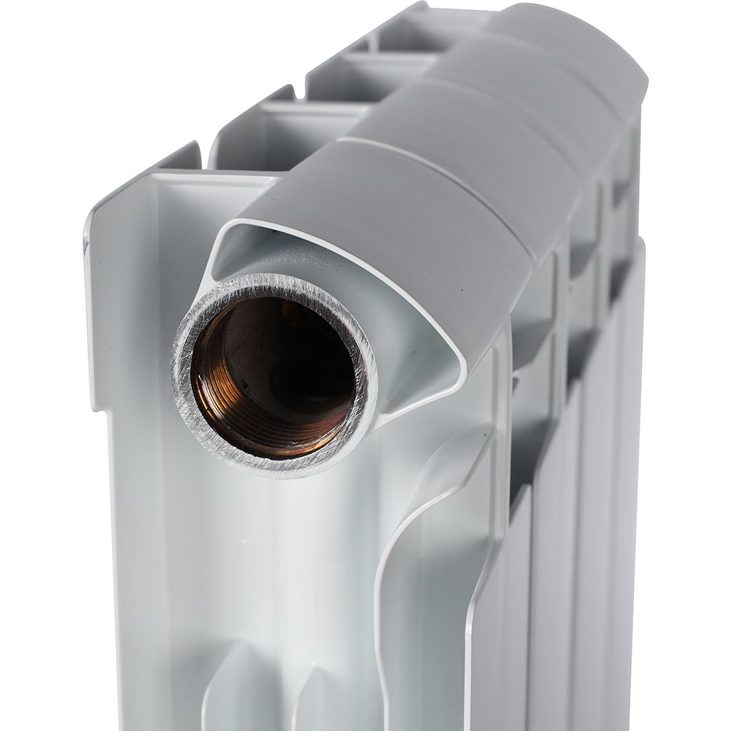 Радиатор биметаллический STOUT Alpha 350 - 4 секции, боковое подключение купить в Екатеринбурге