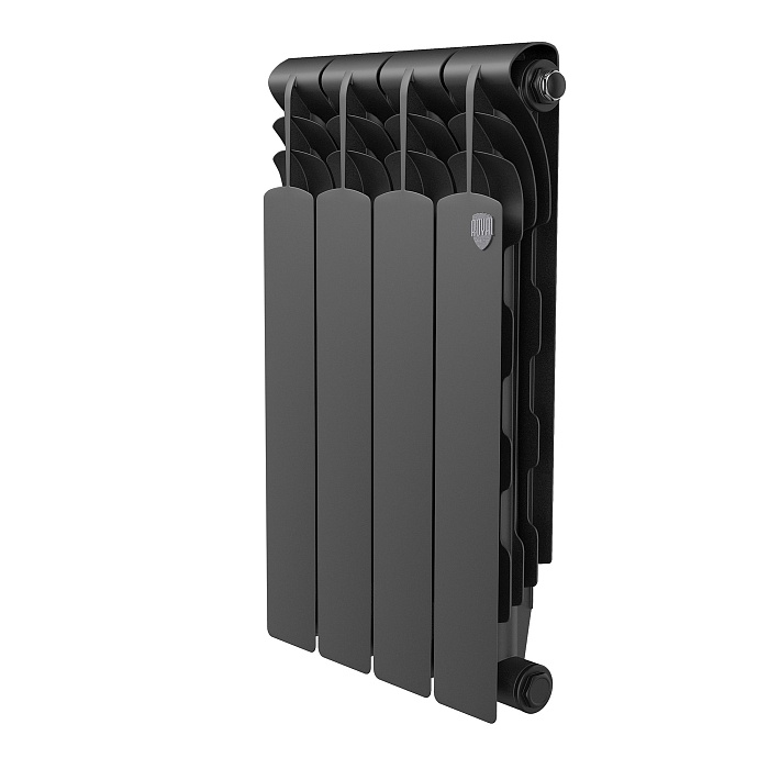 Радиатор биметаллический Royal Thermo Revolution Bimetall 500 2.0 Noir Sable – 4 секц. купить в Екатеринбурге