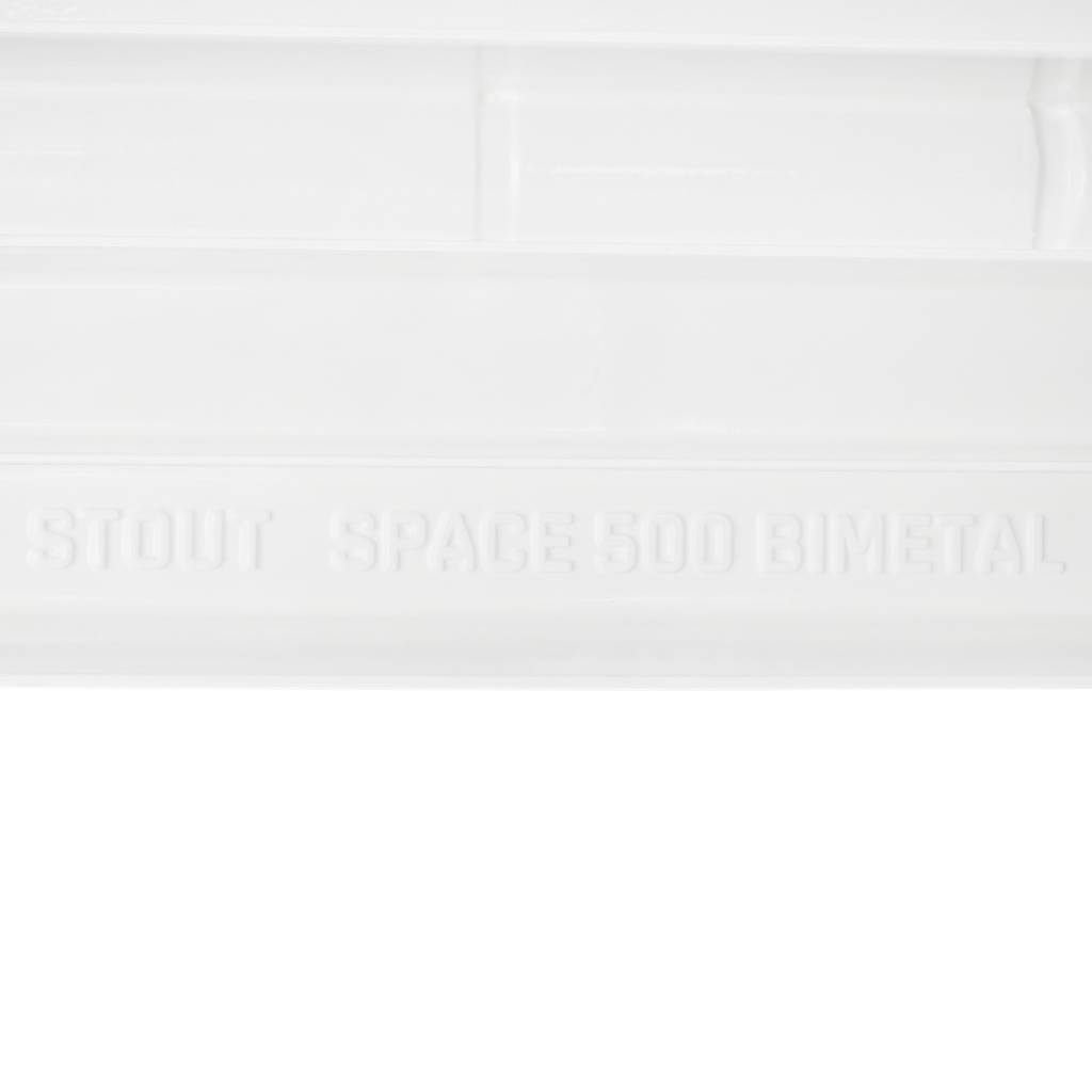 Радиатор биметаллический STOUT Space 500 - 12 секций, боковое подключение купить в Екатеринбурге