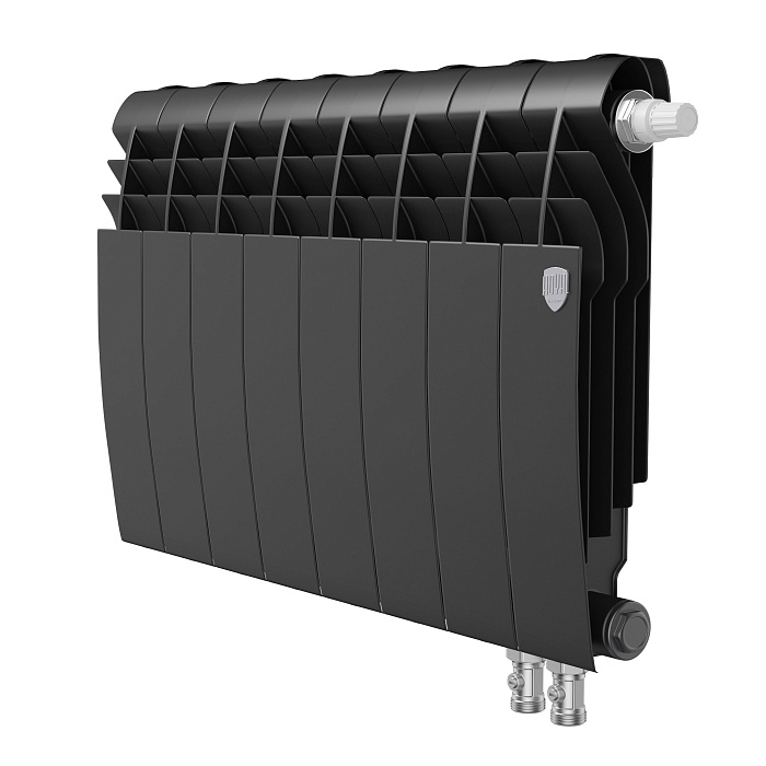 Радиатор биметаллический Royal Thermo BiLiner 350 Noir Sable VR - 8 секц. купить в Екатеринбурге
