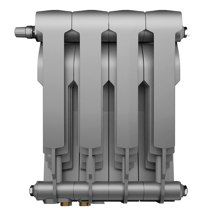 Радиатор биметаллический Royal Thermo BiLiner 350 Silver Satin VDR - 4 секц. купить в Екатеринбурге