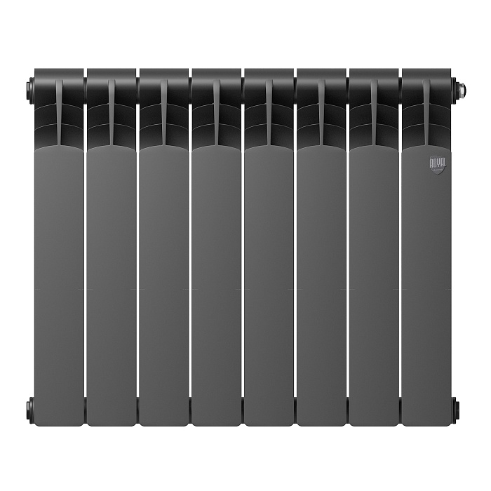 Радиатор биметаллический Royal Thermo Revolution Bimetall 500 2.0 Noir Sable – 8 секц. купить в Екатеринбурге