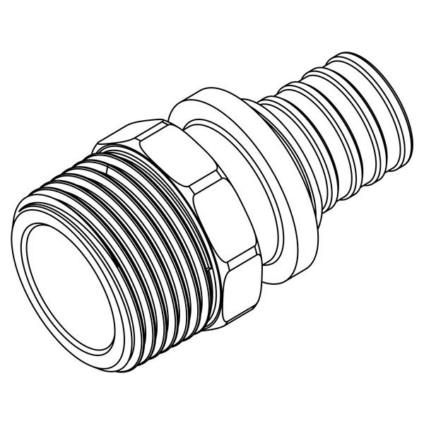 Переходник с наруж. резьбой 25-R1 купить в Екатеринбурге