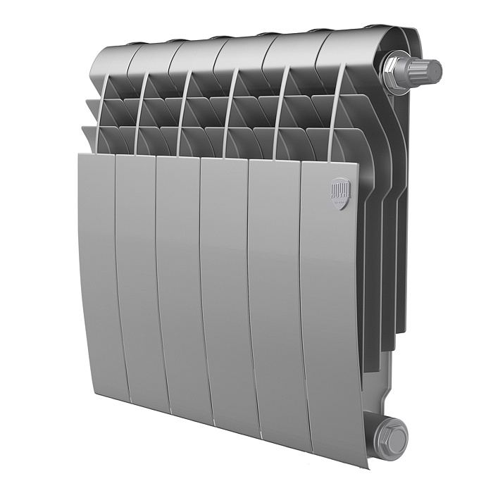 Радиатор биметаллический Royal Thermo BiLiner 350 Silver Satin VDR - 6 секц. купить в Екатеринбурге