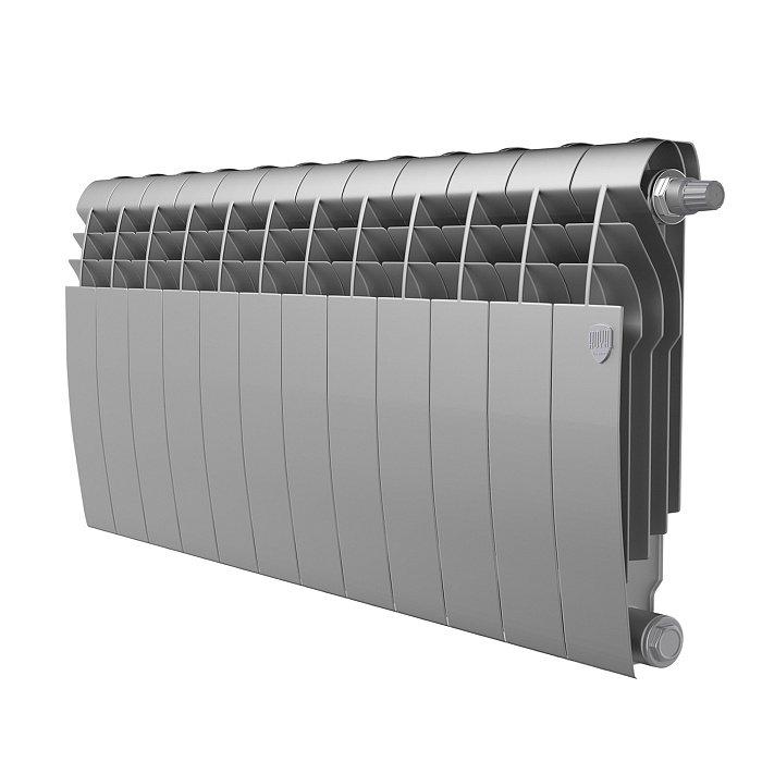 Радиатор биметаллический Royal Thermo BiLiner 350 Silver Satin VDR - 12 секц. купить в Екатеринбурге