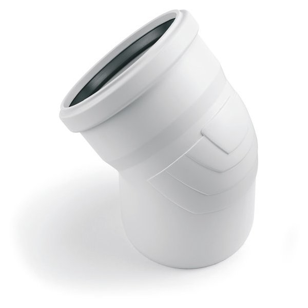 Отвод диам. 125 на 45° купить в Екатеринбурге