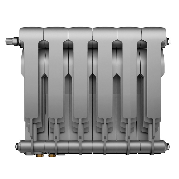 Радиатор биметаллический Royal Thermo BiLiner 350 Silver Satin VDR - 6 секц. купить в Екатеринбурге