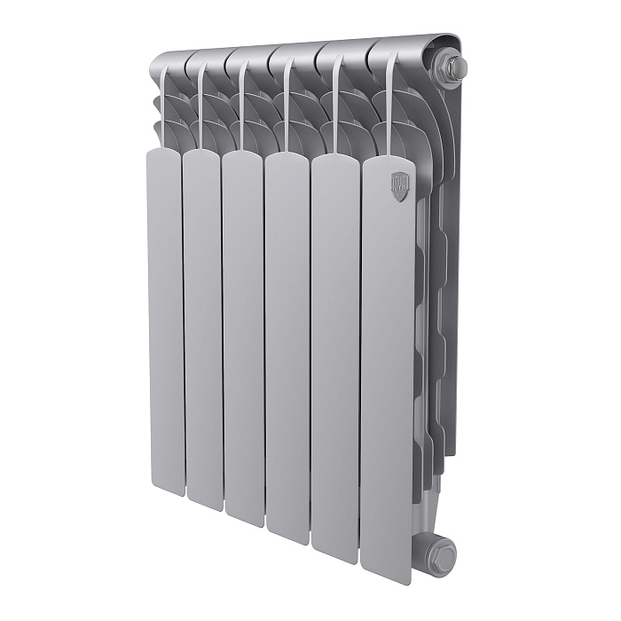Радиатор биметаллический Royal Thermo Revolution Bimetall 500 2.0 Silver Satin – 6 секц. купить в Екатеринбурге