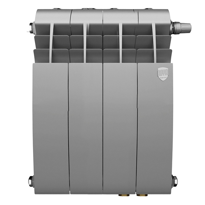 Радиатор биметаллический Royal Thermo BiLiner 350 Silver Satin VDR - 4 секц. купить в Екатеринбурге