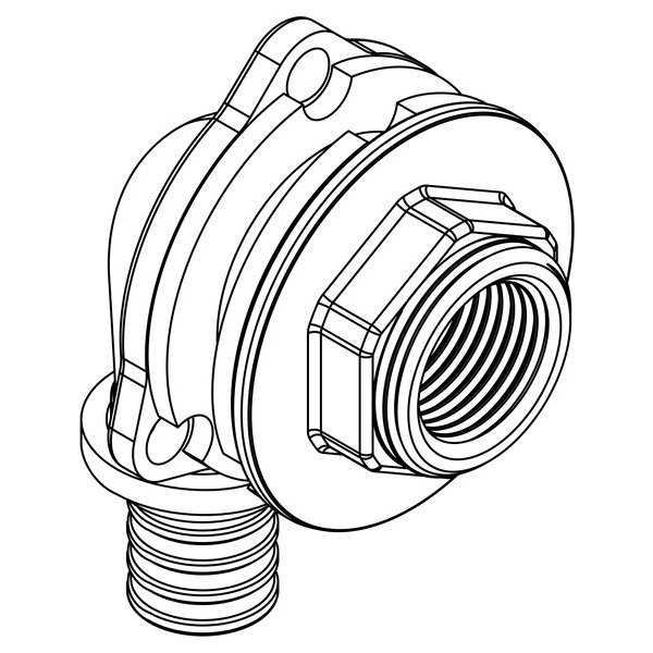 Угольник настенный для ДСП 16-Rp1/2x28 RX+ купить в Екатеринбурге