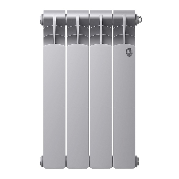 Радиатор биметаллический Royal Thermo Revolution Bimetall 500 2.0 Silver Satin – 4 секц. купить в Екатеринбурге