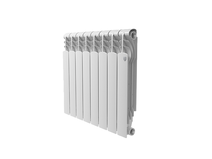 Радиатор биметаллический Royal Thermo Revolution Bimetall 500 Bianco Traffico – 8 секц. купить в Екатеринбурге