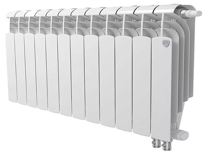 Радиатор биметаллический Royal Thermo Vittoria Super 500 VDR Bianco Traffico - 15 секц. купить в Екатеринбурге