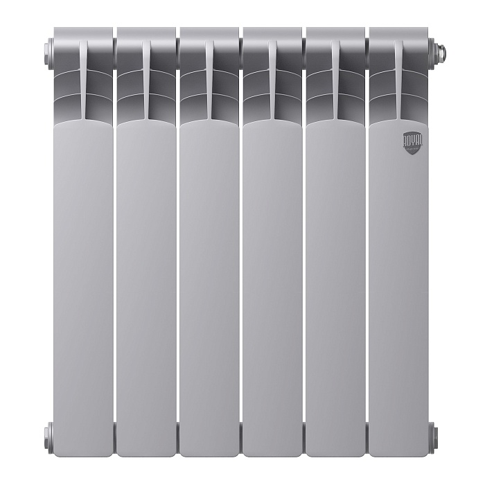 Радиатор биметаллический Royal Thermo Revolution Bimetall 500 2.0 Silver Satin – 6 секц. купить в Екатеринбурге