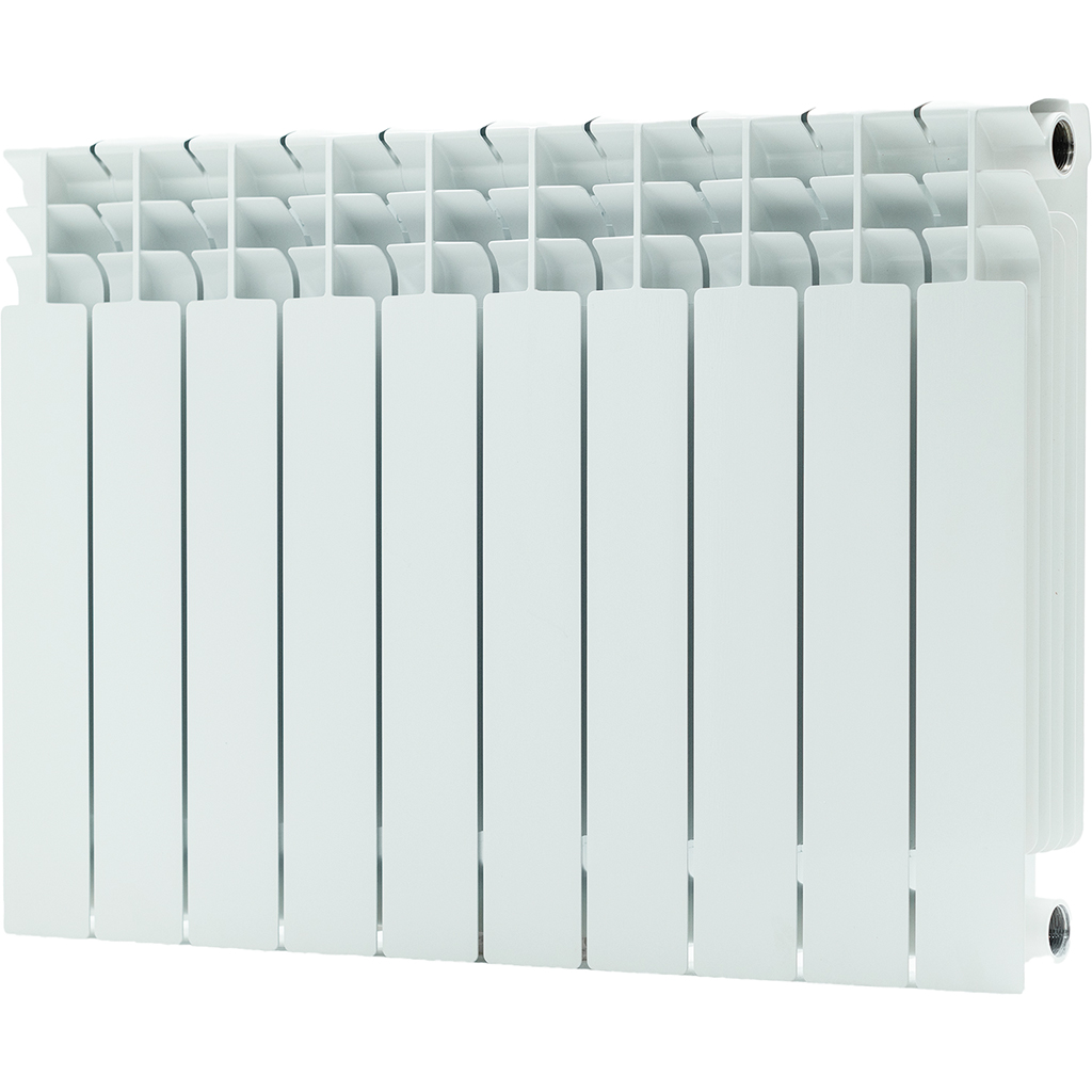 Радиатор биметаллический STOUT Titan 500 - 11 секций, боковое подключение купить в Екатеринбурге