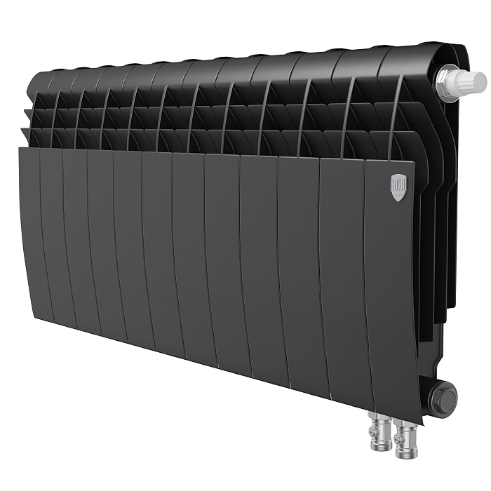 Радиатор биметаллический Royal Thermo BiLiner 350 Noir Sable VR - 12 секц. купить в Екатеринбурге