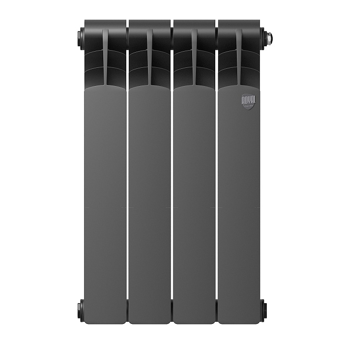 Радиатор биметаллический Royal Thermo Revolution Bimetall 500 2.0 Noir Sable – 4 секц. купить в Екатеринбурге