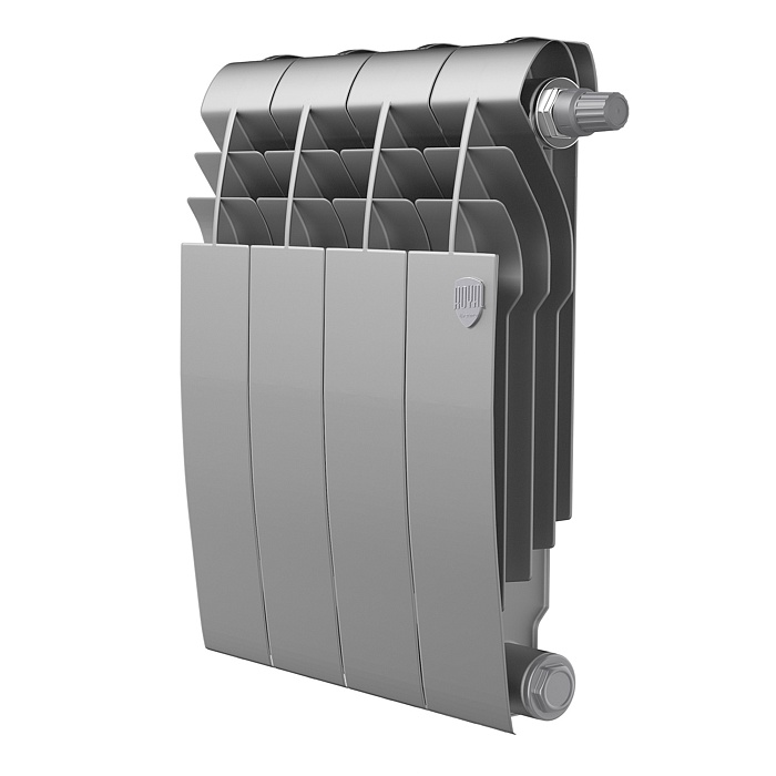 Радиатор биметаллический Royal Thermo BiLiner 350 Silver Satin VDR - 4 секц. купить в Екатеринбурге