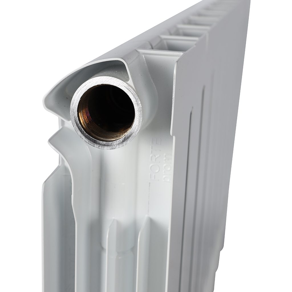 Радиатор биметаллический STOUT Alpha 350 - 10 секций, боковое подключение купить в Екатеринбурге