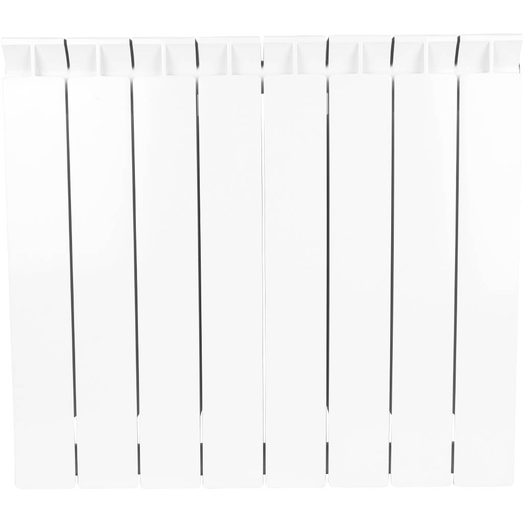 Радиатор биметаллический STOUT Style 500 - 8 секций, боковое подключение купить в Екатеринбурге