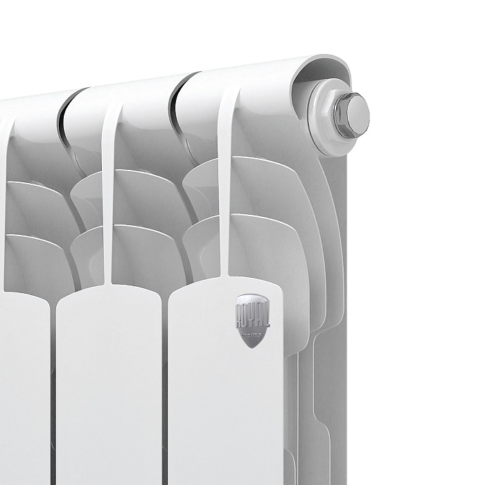 Радиатор биметаллический Royal Thermo Revolution Bimetall 500 2.0 Bianco Traffico – 4 секц. купить в Екатеринбурге