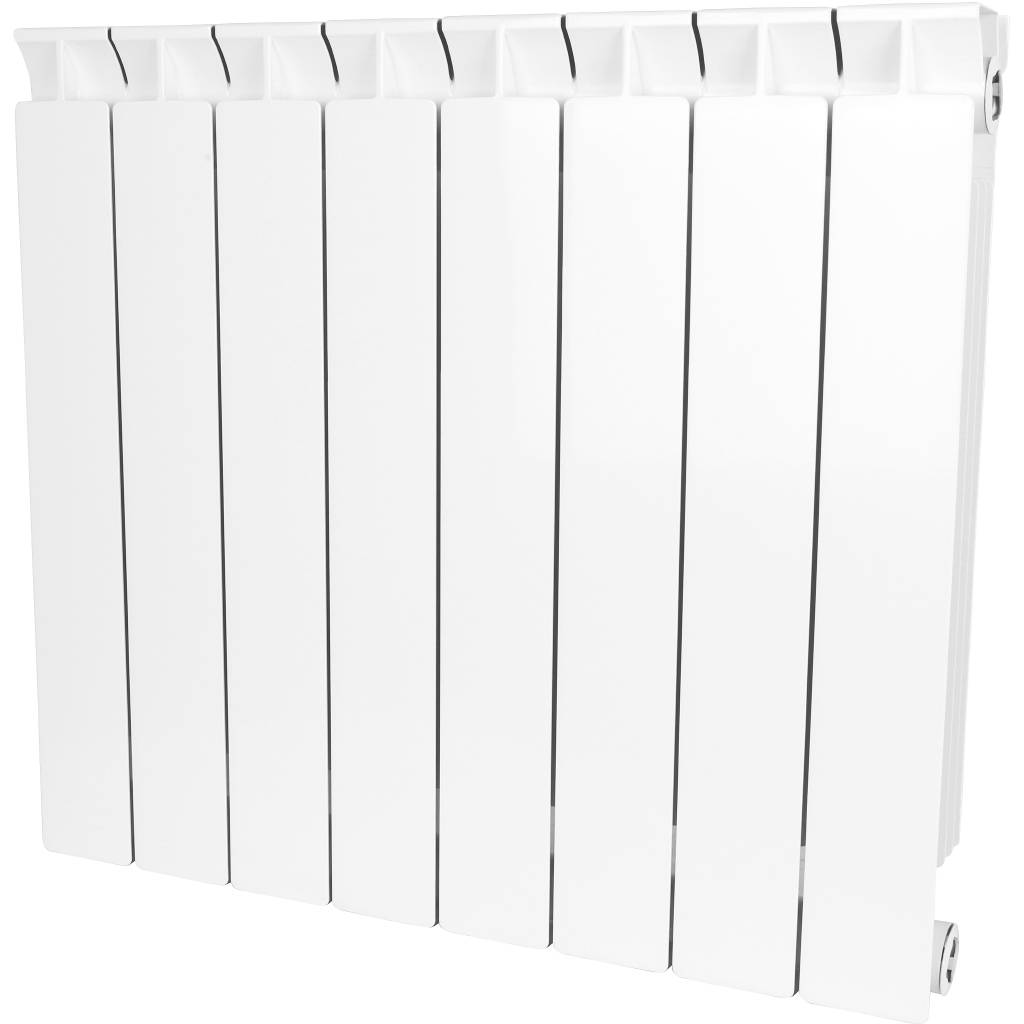 Радиатор биметаллический STOUT Style 500 - 8 секций, боковое подключение купить в Екатеринбурге