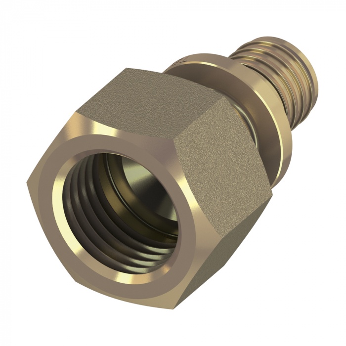 Соединение прямое с внутренней резьбой, 40 х 1"1/2, латунь купить в Екатеринбурге