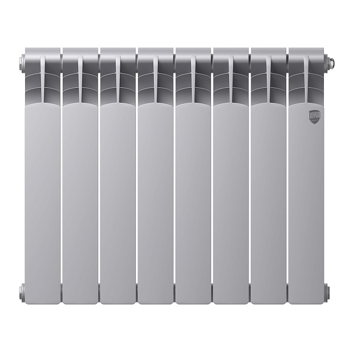 Радиатор биметаллический Royal Thermo Revolution Bimetall 500 2.0 Silver Satin – 8 секц. купить в Екатеринбурге
