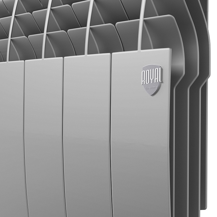 Радиатор биметаллический Royal Thermo BiLiner 350 Silver Satin VR - 10 секц. купить в Екатеринбурге