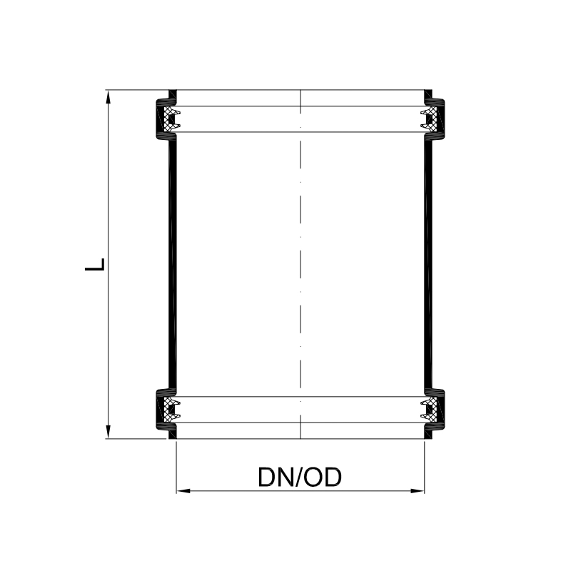 Надвижная муфта канализационная POLO-KAL NG, 90 купить в Екатеринбурге