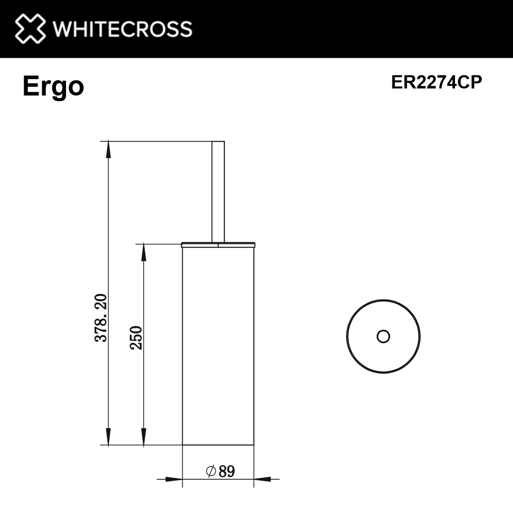 Ершик напольный WHITECROSS Ergo (медь)