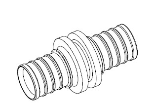 Муфта соединительная равнопроходная 16 MX