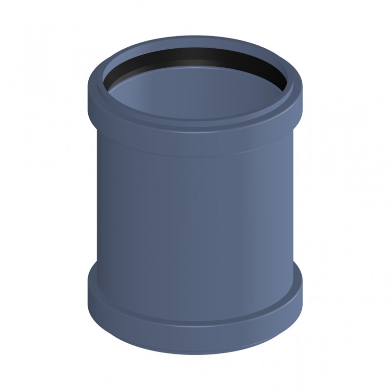 Двухраструбная муфта канализационная POLO-KAL NG, 90 купить в Екатеринбурге