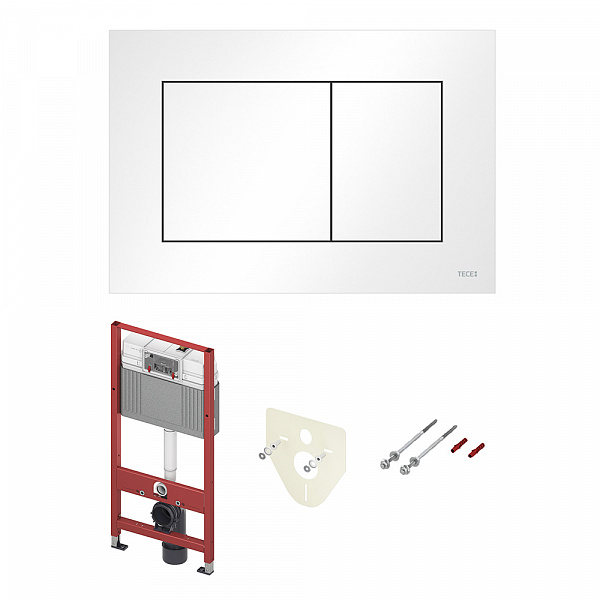 TECEbase Модуль в комплекте с панелью смыва TECEnow белая