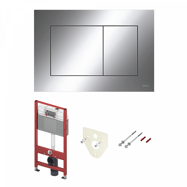 TECEbase Модуль в комплекте с панелью смыва TECEnow хром глянц.